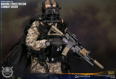 DAM TOYS 78056 1/6 USMC Marine Force Recon Combat Diver Action