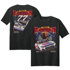 Carson Hocevar Chili's Car T-Shirt Black, E2 Apparel Racing Fan Tee