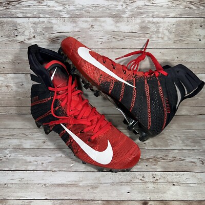 Nike Vapor Untouchable 3 Elite Flyknit Bred Mens Size 12 AO3006-060 Nike Vapor Untouchable 3 Elite Flyknit Black Red  main image 4