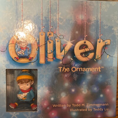 Oliver the Ornament 2015 Christmas Gift Set Ornament & Book New in Sealed Box