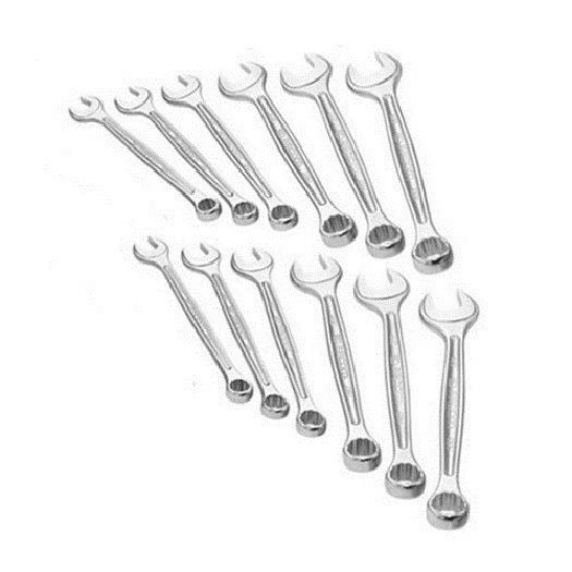 Facom 440.JU12 12 Piece Imperial Combination Spanner Wrench Set 1 4 15 16