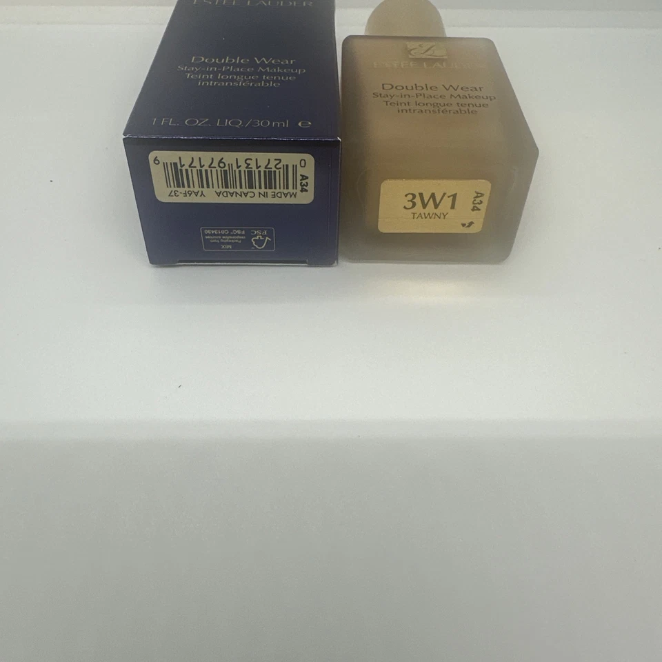 Estee Lauder New Double Wear Foundation 1oz 3W1 Tawny Stay-in-Place Makeup - Image 2 of 4