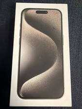 Iphone 15 Pro Black Empty Box