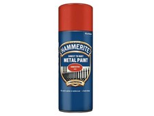 Hammerite Spray direkt auf Rost glatt 400 ml Rot