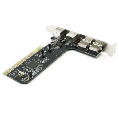 1*PCI to PS2 PS/2 USB 2.0 For PC Keyboard Mouse Adapter Card Expansion Converter