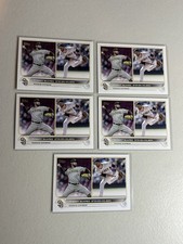 (5) Robert Suarez 2022 Topps Update Series Rookie Combos #US239 RC LOT x5 Braves