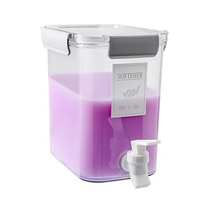 Laundry Detergent Dispenser Beverage Refrigerated Bucket with Faucet Fabric S...