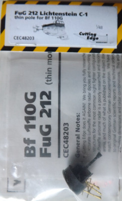 1/48 Cutting Edge Bf 110G FuG 212 Lichtenstein C-1 Thin Pole Set #CEC48203 OOP