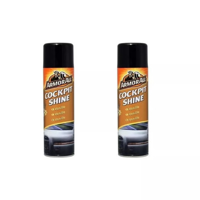 Armor All Cockpit Pflege Spray Shine Vanille antistatische Innenreinigung 500 ml