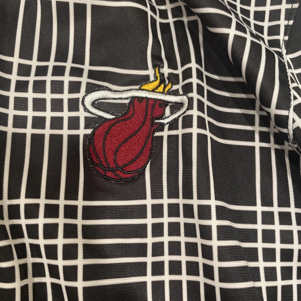 Miami Heat NBA UNK Men's Size Medium Full Zip Warm-Up 🔥 - Image 3 of 4