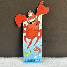Vtg 1990s Walt Disney's The Little Mermaid Sebastian the Crab Bookmark 90s!