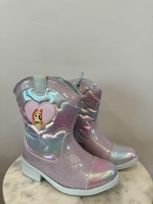 Bluey Toddler Girl Cowgirl Boots Size 8 