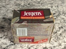 VTG NOS 1991 2-pack Jergens Vitamin E Lanolin Soap Bar 3.5oz DISCONTINUED HTF