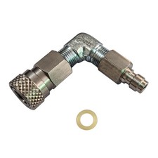 Male Female 8mm Quick Disconnect 90 Degree Connect Adapter QD Stainless Steel