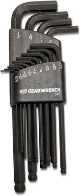 GEARWRENCH 13 Piece Long Ball End SAE Hex Key Set - 83524