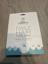 NIB New Sealed Daily Concepts Daily Hair Towel Wrap