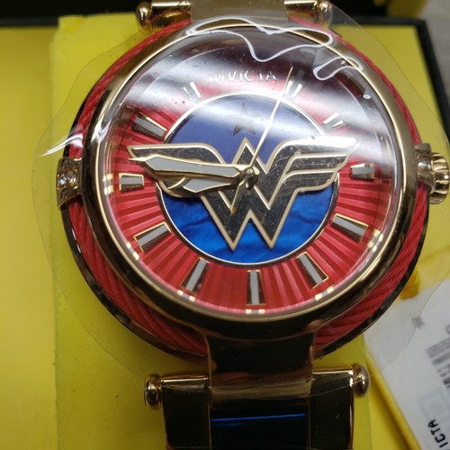 *SIEHE VIDEO* Invicta 34954 DC Wonder Woman Limited Ed. 40mm #1831/4000 Uhr - Bild 5 von 22