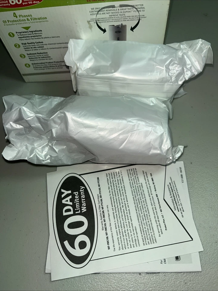 (2 Pack) Dupont Faucet Mount Water Filter Cartridges WFFMC103 100 Gallon - Image 3 of 4