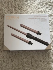 GEM 3 in 1 Curl Designer Professional Ceramic Hair Styling Iron NEVER USED