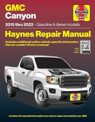 Haynes GMC Canyon 2015-2022 Repair & Service Manual - Shop Tech Book