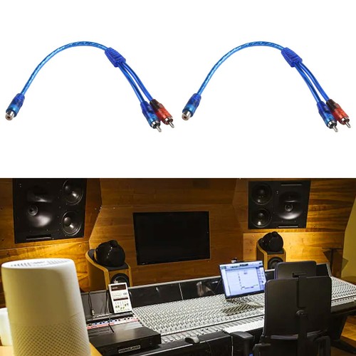 Adaptateur Utile Câble Audio Câbles Outil \"Y\" Raccords Splitter Home Audio - Afbeelding 4 van 12