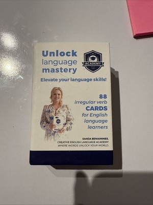 88 Irregular Verb Cards For Language Learners (Physical Product)