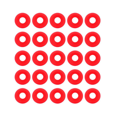 #ad 25Pcs Red Silicone Grolsch Gaskets Washers Backs for Swing Flip Top Bottle Home* $5.99