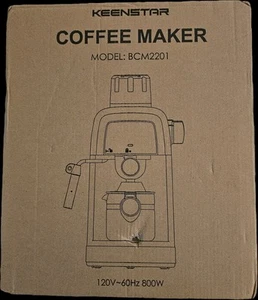 Coffee Machine 3.5 Bar Espresso Cappuccino Machine 800W w/Frère de lait BCM2201