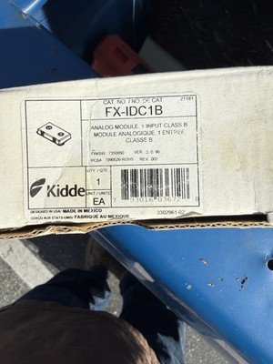 Kidde FX-IDC1B Analog Module 1 Input Class B Fire Alarm Module