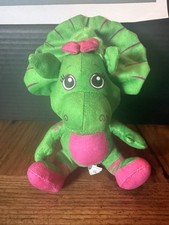 Barney And Friends Baby Bop Green Pink Plush Dinosaur Stuffed Animal Toy Factory