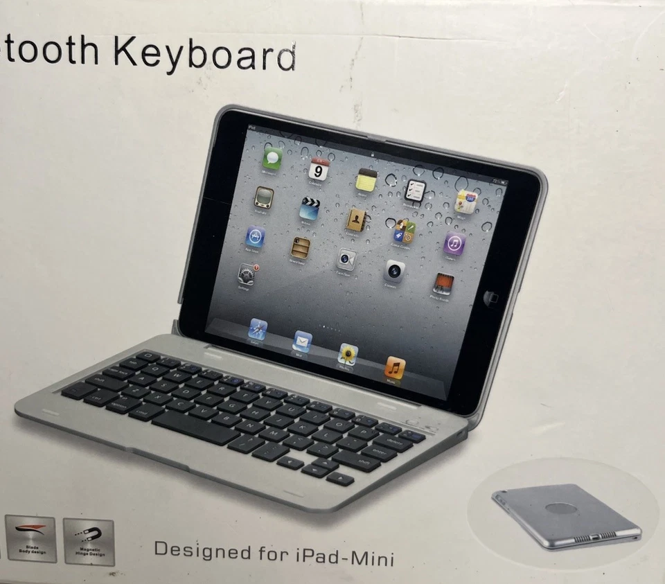 Golden Apple Tablet Bluetooth Keyboard iPad Mini Kit Screen Protector & Pen NIB - Image 2 of 4