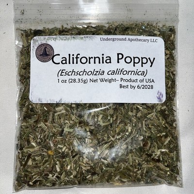 California Poppy (Eschscholzia californica) C & S - 1 oz. poly bag