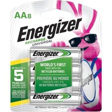 Energizer UNH15BP8 AA 2000 mAh NiMH Rechargeable Batteries - Pack of 8