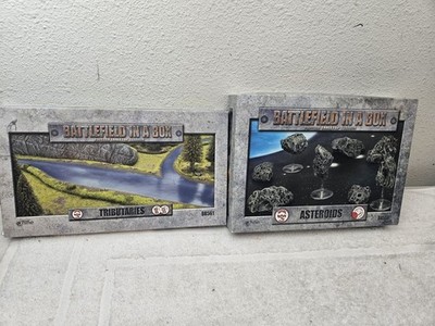 GALE FORCE NINE LOT OF 2 BATTLEFIELD IN A BOX   ASTEROIDS & TRIBUTARIES   NEW