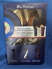 Ben Sherman Men  s Slippers  Sandalwood Shower Collection, Size 10