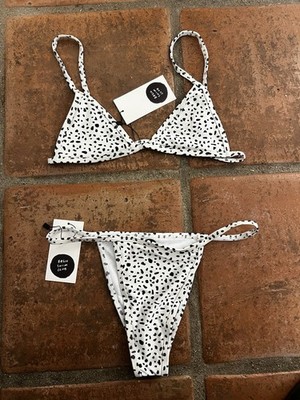 Basic Swim Brand Dot Set Bikini, Size Medium NWT's!
