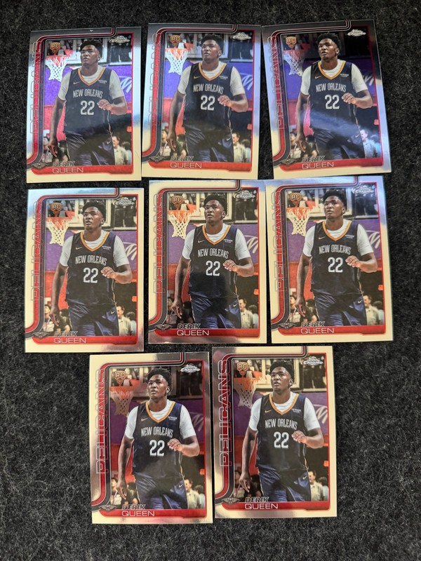 2025-26 Topps Chrome Basketball Derik Queen Lot RC