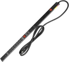 Vertical Rack PDU L6-30P 16 C13 4 C19 Outlets Surge Protected Server Rack PDU