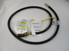 FLEMING SALES 48" LP LOW PRESSURE HOSE W/ QUICK DISCONNECT I4TC48QDMP4QDC-PDC RV