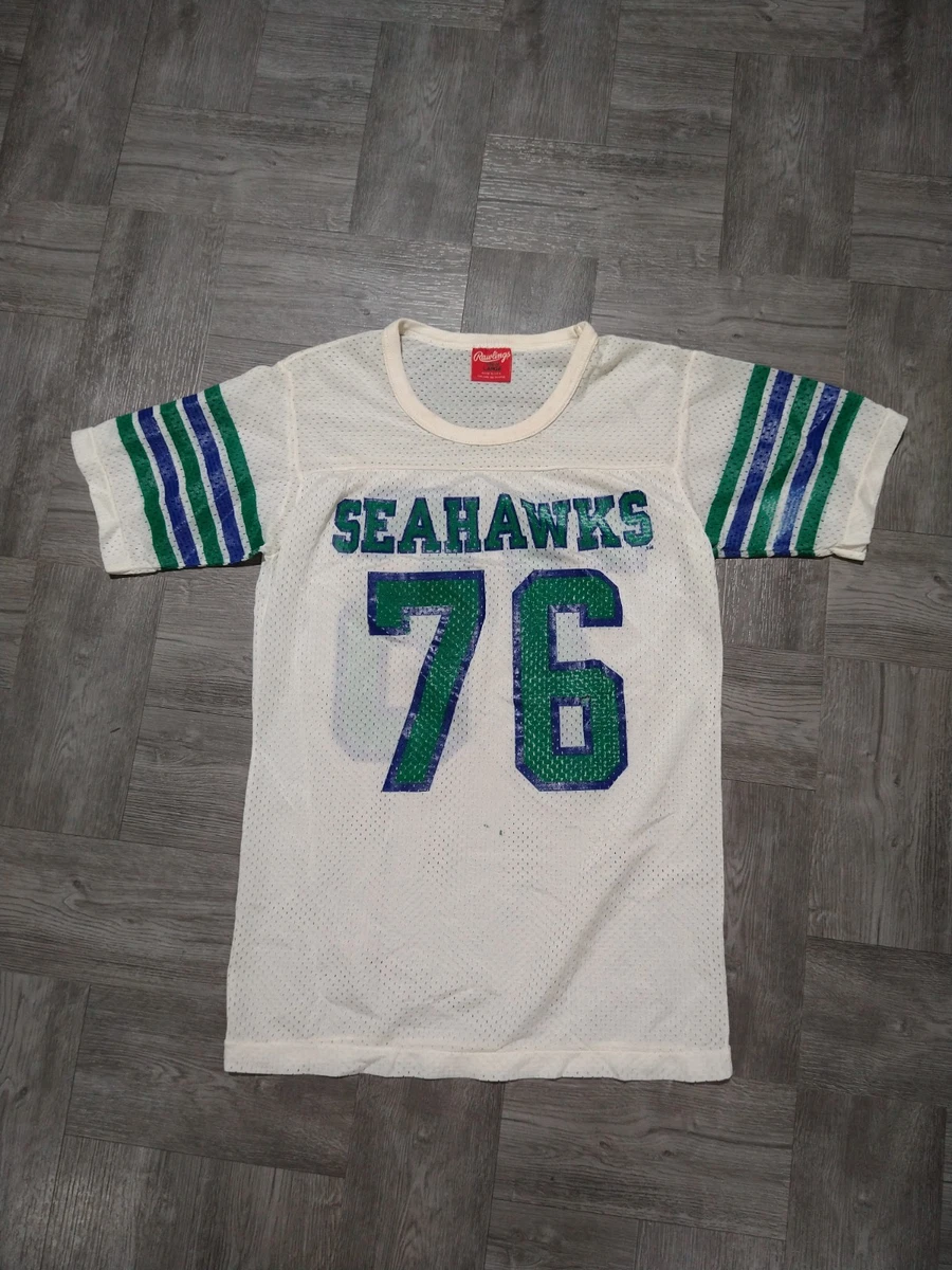Vntage Seattle Seahawks des années 80 raglan NFL Crewneck sweat-shrt