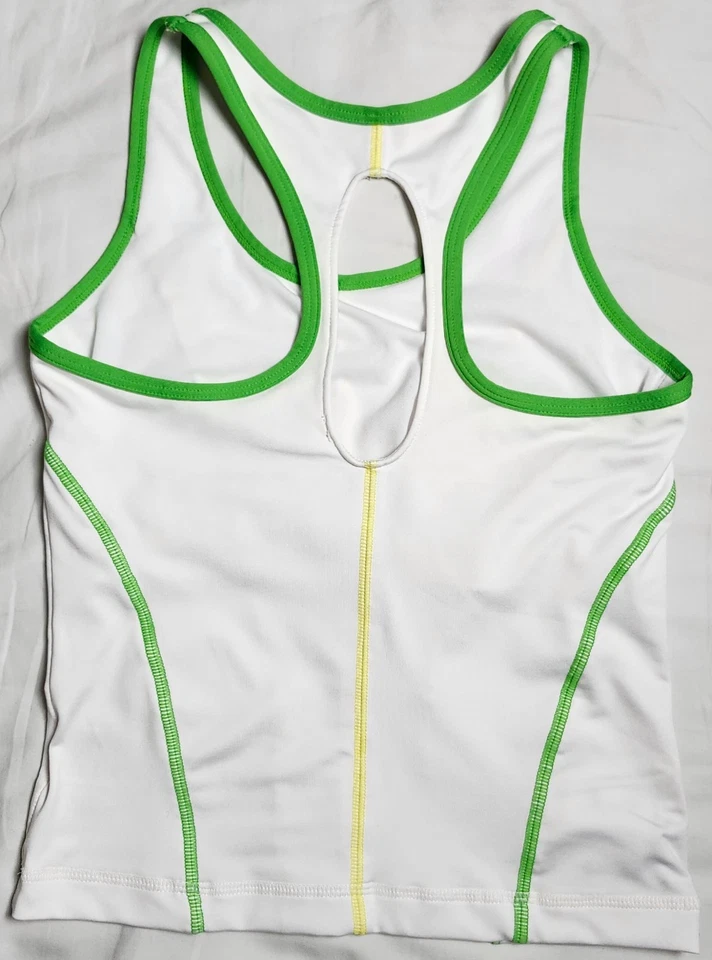 Top deportivo Everlast vintage años 80 90 cuello falso blanco hecho en EE. UU. mediano Foto 2 de 4