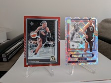 A'ja Wilson: 2025 Donruss: RED SHIMMER, "26/399" & DIAMOND, "FRANCHISE FEATURES"