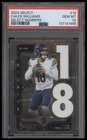 2024 Panini Select #19 Caleb Williams Select Numbers RC PSA 10