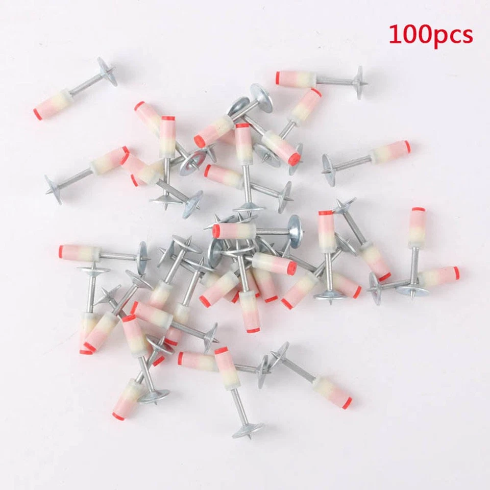 100PCS Mini Manual Steel Nail Rivet Tool Concrete Nailer DIY Wall For Nail Gun - Image 4 of 4