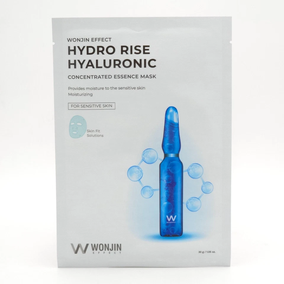Wonjin Effect Hydro Rise Hyaluronic Concentrated Essence Mask 30g x10ea K-Beauty - Image 3 of 4