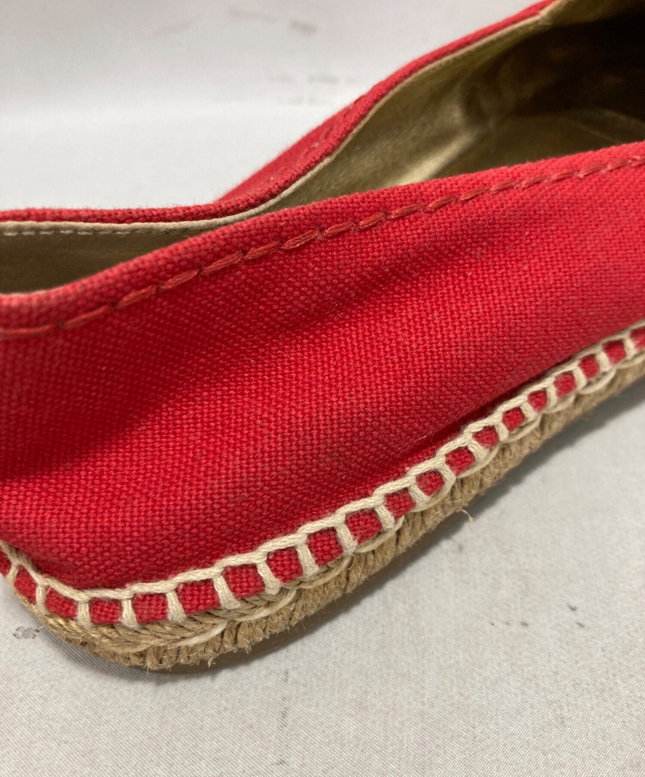 PRADA Flat Shoes Women's Size 39 Red thumbnail 9
