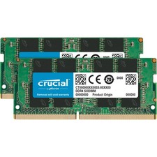 Crucial 32GB (2x16GB) 3200MHz 260-pin SODIMM DDR4 RAM Memory Kit