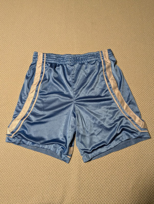 Vintage Athletech Basketball Shorts Mens XL Blue Y2K Dazzle Silky