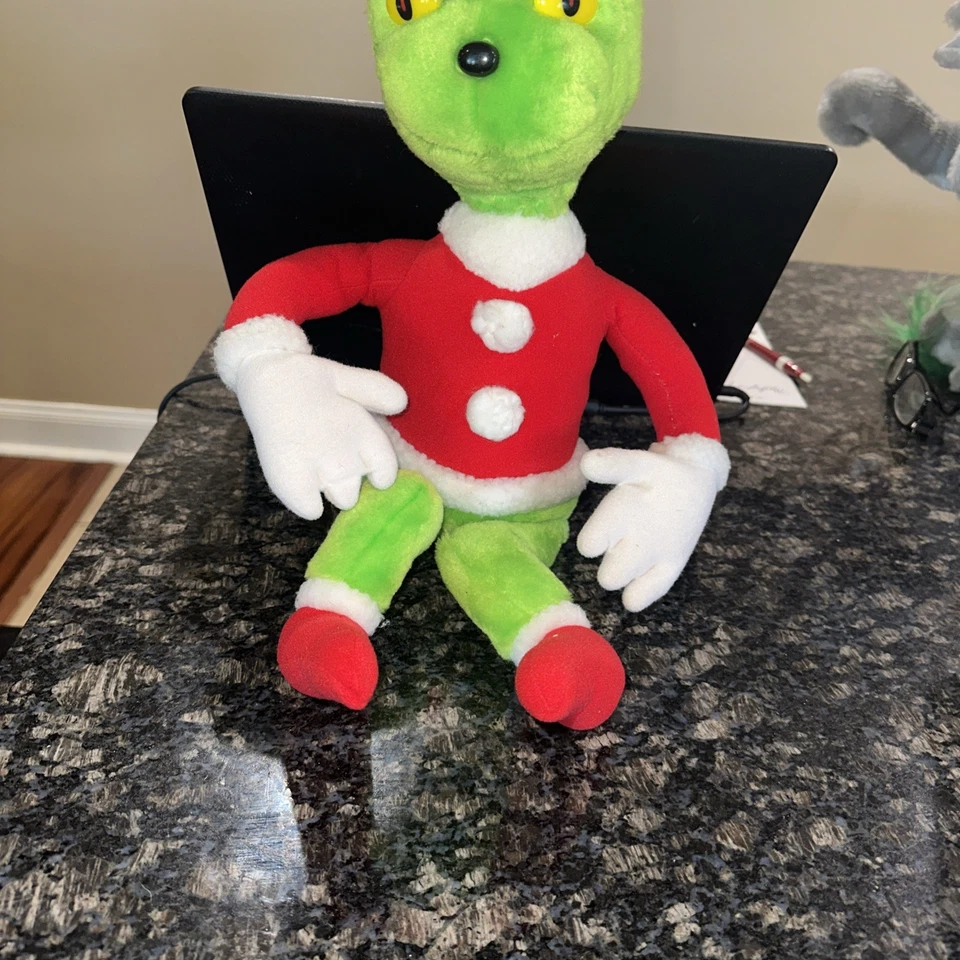 VINTAGE 1983 COLECO Dr. Seuss THE GRINCH CHRISTMAS CARTOON PLUSH 21" RARE - Image 4 of 4