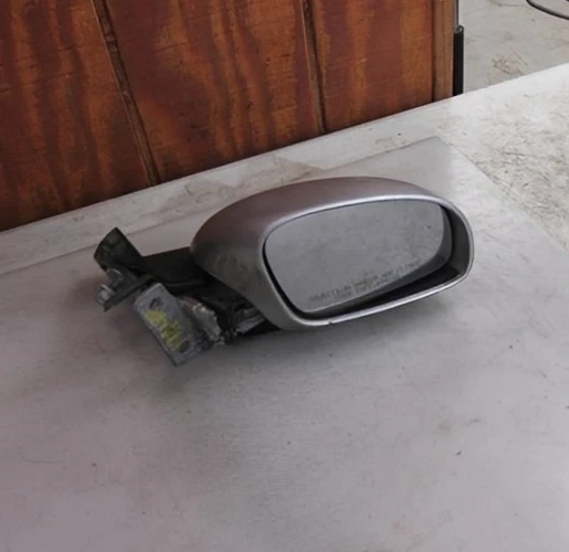 2000-2003 Volkswagen Beetle RH Passenger Side View Power Mirror Door Silver Oem Foto 2 de 4